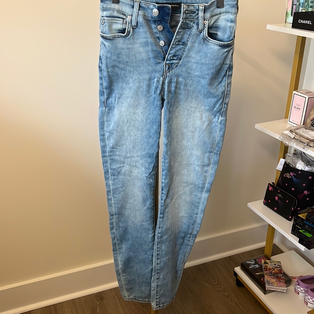 Preloved True Religion jeans Halle high rise super skinny size 27 w